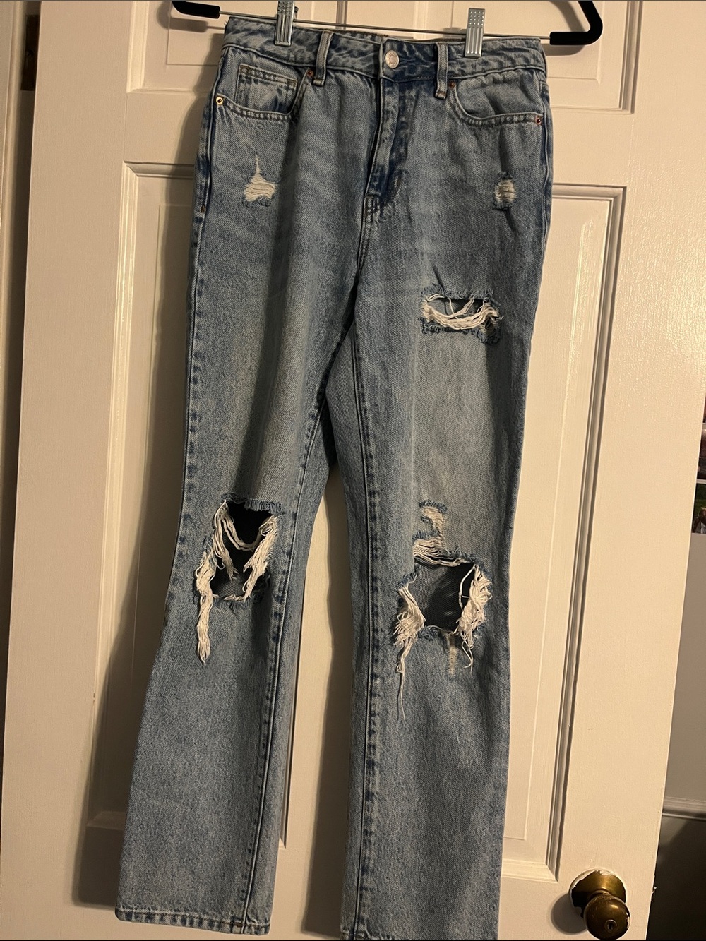 Light Blue Distressed Women’s Jeans